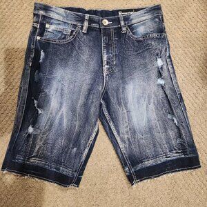 Sp Essentials Active Flex Light Sand Blue Jean Short 32" waist